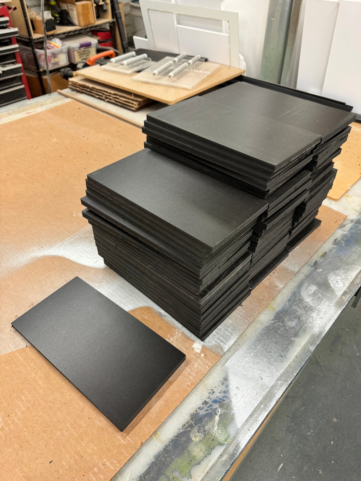 1/2" Black PVC Panel (11 5/8" x 6") – Durable Craft & Model Sheet