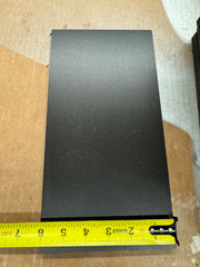 1/2" Black PVC Panel (11 5/8" x 6") – Durable Craft & Model Sheet